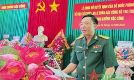 Công bố Quyết định tổ chức lại Lữ đoàn Đặc công bộ 198 (thời bình) thuộc Binh chủng Đặc công