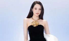 Hoa hậu Huỳnh Thị Thanh Thủy và dàn hoa, á hậu khoe vai trần trên thảm đỏ