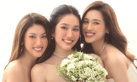Ảnh cưới của Á hậu Phương Anh và bạn trai học tiến sĩ