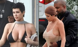 Vợ Kanye West có nguy cơ bị phạt vì mặc áo ngực ra đường