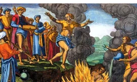 Tục lệ Sati được mô phỏng trong tác phẩm nghệ thuật của Ấn Độ