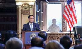 Hơn một giờ của Thủ tướng Phạm Minh Chính tại Đại học danh tiếng Georgetown