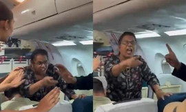 Nữ bác sĩ gây náo loạn, đe dọa làm rơi máy bay 