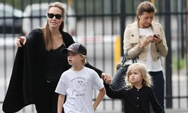 Angelina Jolie cũng chuộng mốt không nội y