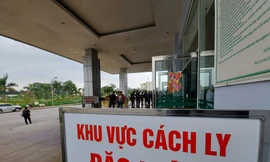 Khu vực cách ly đặc biệt ở Bệnh viện Nội Tiết. Ảnh: M.Đ