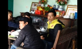 Các đối tượng bị tố xâm phạm chỗ ở. Ảnh bị hại cung cấp.