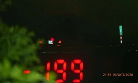 Súng đo tốc độ của lực lượng CSGT.