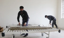 Trường Cao đẳng văn hóa nghệ thuật Vĩnh Phúc được trưng dụng làm bệnh viện dã chiến. 