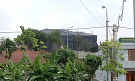 Ngôi nhà của gia đình Giám đốc Công an tỉnh Yên Bái, Đặng Trần Chiêu. Ảnh: M.Đ