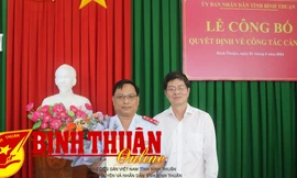 Bổ nhiệm Chánh Thanh tra tỉnh Bình Thuận