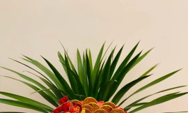 Độc lạ bánh kem hình hũ vàng Tài - Lộc đón Giao thừa