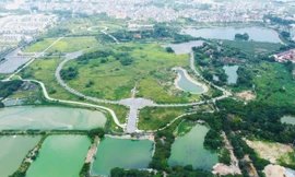 Toàn cảnh công viên Chu Văn An sau 7 năm quy hoạch vẫn ngổn ngang