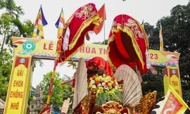 Độc đáo nghi lễ mộc dục của lễ hội chùa Thầy