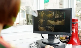 ‘Mắt thần’ giám sát khu cách ly tập trung F1 ở Hà Nội