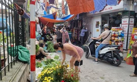 Chợ cóc tái hoạt động sau khi vắng bóng lực lượng chức năng