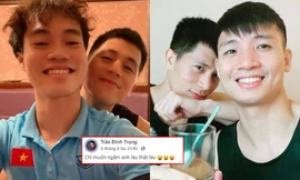 Đình Trọng xứng danh cầu thủ "đào hoa" nhất đội tuyển Việt Nam, fan ăn "cẩu lương" no bụng