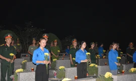 Tuổi trẻ Yên Bái tri ân các anh hùng liệt sỹ