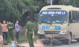 Hiện trường vụ tai nạn. Ảnh: CTV.