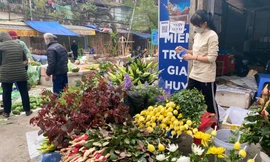 Khách sắm Tết giá nào cũng mua, tiểu thương hết hàng sớm ngày 29 Tết