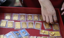 Vàng tăng giá trọn vẹn 1 tuần qua, mức tăng lên tới 1,1 triệu đồng/lượng. - Ảnh: Như Ý