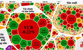 Chứng khoán ảm đạm trong ngày đáo hạn phái sinh