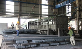 Mức thuế suất xuất khẩu phôi thép nếu được áp dụng có thể gây ảnh hưởng nhẹ đến các doanh nghiệp xuất khẩu sản phẩm này (Ảnh minh hoạ)