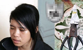 Thôn nữ cắn người yêu 6 nhát, đâm kéo vào ngực