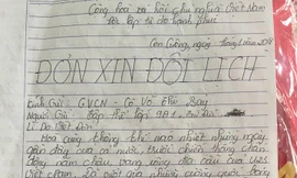 Lá đơn ‘bá đạo’ xin chuyển lịch học để cổ vũ U23 Việt Nam