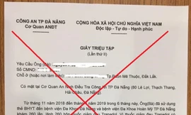Giấy triệu tập, lệnh bắt giả ồ ạt xuất hiện ở Nghệ An: Những cú lừa ngoạn mục