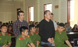 Các bị cáo trong phiên tòa