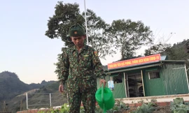 Lính biên phòng viết đơn xin trực Tết nơi biên cương Tổ quốc