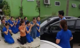 Vụ cô giáo mầm non quỳ gối xin nhà chức trách: Chủ đầu tư nói gì?