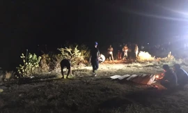 Thương tâm mẹ con đuối nước trên sông Lam trong đêm