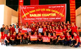 Tiếp sức tới trường sẽ là một trong những hoạt động thường niên của BNI Eagles Chapter.