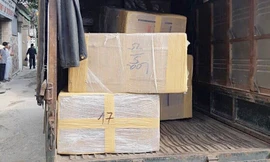 Cảnh sát bắt nhóm 4 đối tượng, thu 600kg ma túy trong xe tải