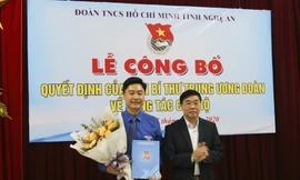 Ban Bí thư Trung ương Đoàn ra quyết định chuẩn y Bí thư Tỉnh đoàn Nghệ An