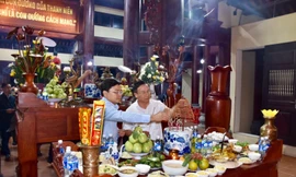 Tổ chức lễ an vị tượng thờ Anh hùng liệt sĩ Lý Tự Trọng