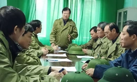 Phó Thủ tướng Trịnh Đình Dũng kiểm tra công tác ứng phó mưa lũ tại Hà Tĩnh