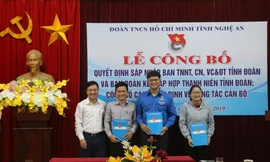 Tỉnh đoàn Nghệ An công bố thành lập ban phong trào