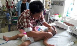 Bé trai 19 tháng tuổi bị 1.000 vết ong đốt kín người