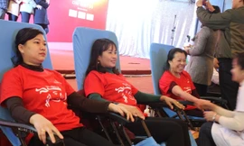 Lãnh đạo tỉnh Nghệ An hiến máu trong ngày hội Chủ nhật đỏ