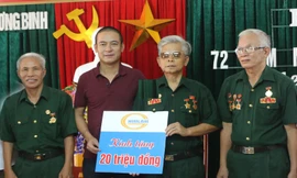 Tập đoàn Him Lam trao quà tri ân thương bệnh binh nặng Nghệ An