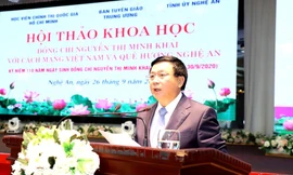 Đồng chí Nguyễn Thị Minh Khai với cách mạng và quê hương Nghệ An