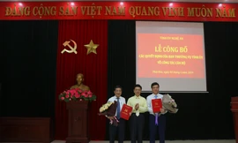 Bí thư Tỉnh đoàn Nghệ An được điều động làm Bí thư Thị ủy Thái Hòa