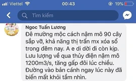 Xử phạt thanh niên tung tin đồn đê vỡ ở Nghệ An