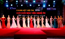 Nữ sinh ngành Giáo dục tiểu học trở thành Hoa khôi sinh viên Nghệ An