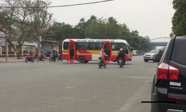 Bát nháo xe buýt tại thành phố Vinh