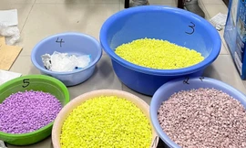 Thu giữ hơn 100kg ma tuý tổng hợp trong căn hộ của cô gái trẻ ở Hà Nội