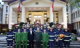 Đội cứu nạn, cứu hộ Bộ Công an lên đường hỗ trợ Thổ Nhĩ Kỳ 