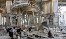 Điện Kremlin nói về vụ nhà thờ nổi tiếng ở Odessa bị hư hại